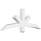 Ekena Millwork Alberta Architectural Grade PVC Gable Bracket, 60"W x 22 1/2"H x 4"D x 4"F, 9/12 Pitch GBP060X23X0404ALB00 - alternate 1
